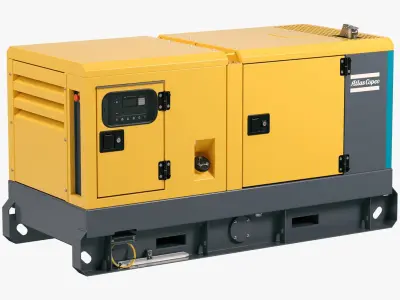  Atlas Copco Industrial Equipment 3D Model Bundle 