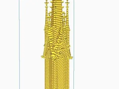 Gothic Spire of Cologne Cathedral 3D print model