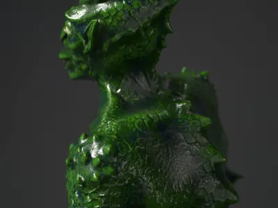 DRAGON Low-poly 3D model