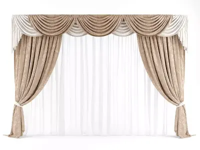 Curtain 3D model 26 3D model