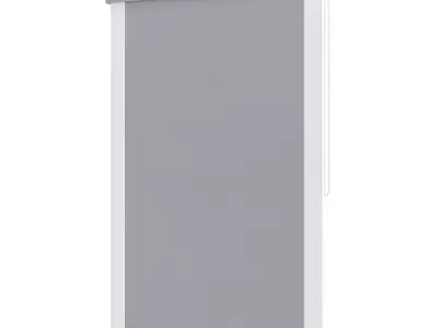 Grey Window Blinds 3D model