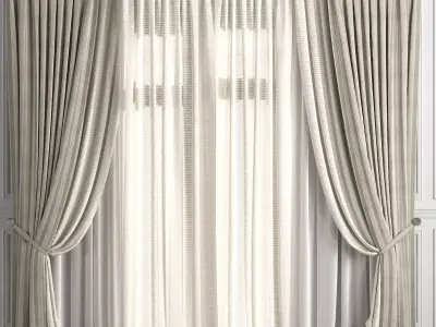 Curtain Set 509C 3D model
