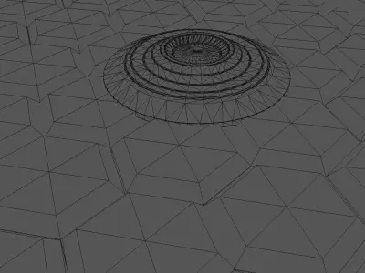 Sci-Fi Bottom Floor Panel 3D model