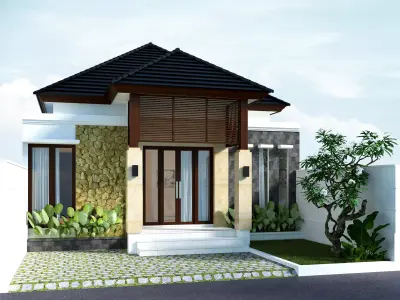Bali House 3D model