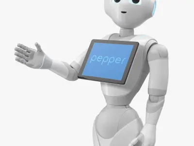 Information Display Pepper Robot 3D model