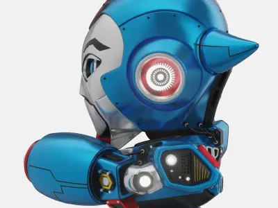 Robot Character 02 - Scifi Edition 3D model