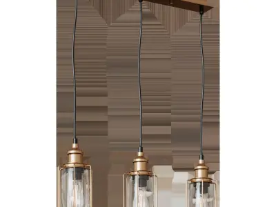 Chandelier VITALUCE Rome trio 3xE27 max 40W 3D model