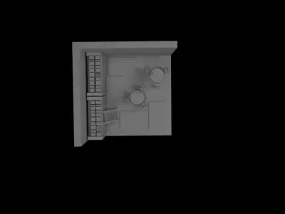 Library 3D model