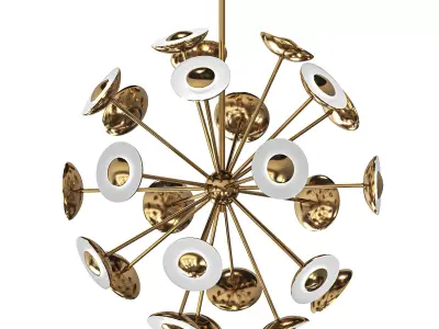 Dot Chandelier Floor Model 3D model
