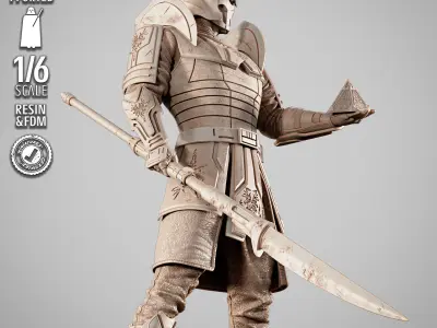 STAR WARS Darth Bane Sculpture 3D print model