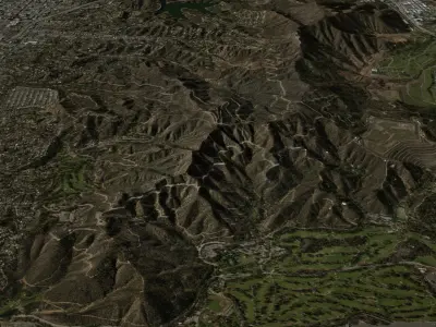 Cahuenga Peak 3D model