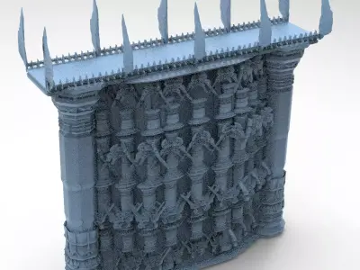 Dark Celtic Ring Bridge  3D model