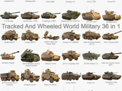  World Military Army Collection 36 in 1 
