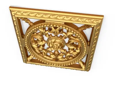 Classic decor ornament 192 3D print model