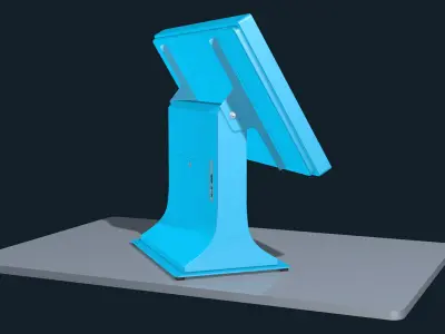 Interactive touch table 3D model