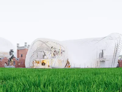 Renovation of Imperial Stable in Peterghof 3D model