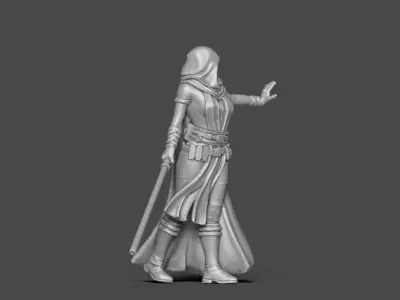 dark adept - 35mm scale 3D print model