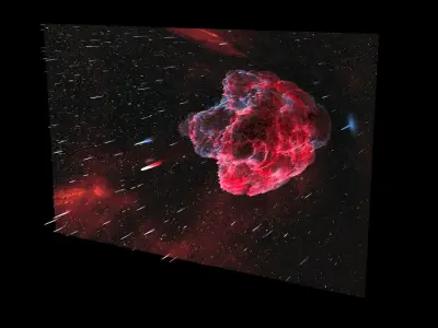 Spaghetti Nebula 3D model