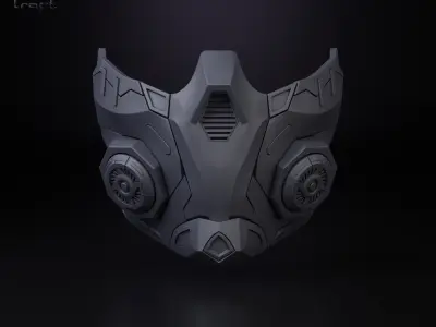 Cyber mask 3D print model