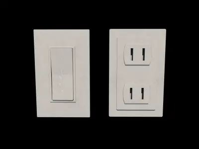 Wall Switch 3D model