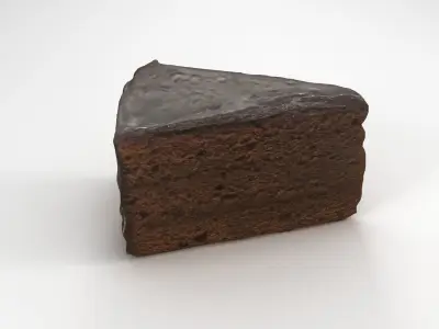 Chocolate Cake 015 3D model