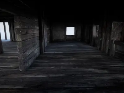 MEDIEVAL INDUSTRIAL HOUSE TAVERN INN VILLAGE FARM HUT COLLECTION 3D Model Pack