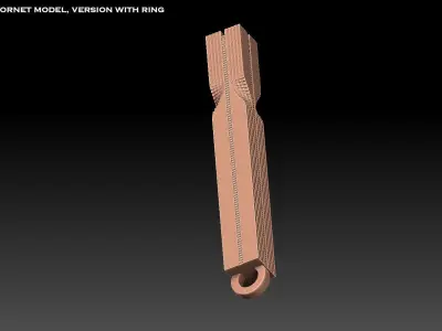Karlatornet Model Keychain And Pencil Holder Merchandise 3D print model