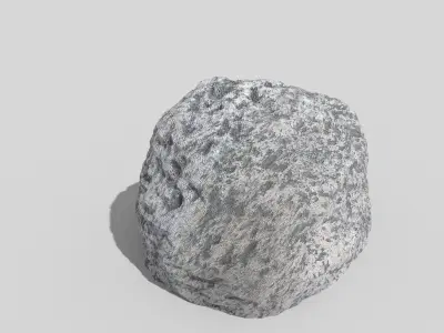 Detailed Rock Low-poly 3D model