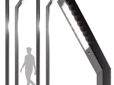 street light cube 3D model