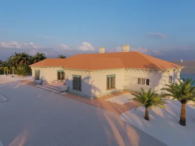 Casa Scene-villa-modern house 3D model 29