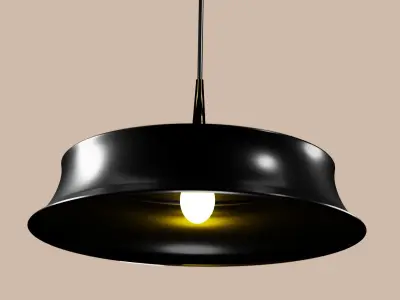 Modern Pendant Lights 3 - Ceiling Lights Low-poly 3D model