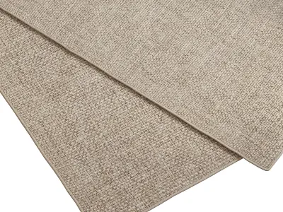 Carpet set 2215 - Jute Rug Taupe - 5K 3D model