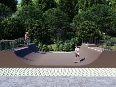 3D model of the ramp 3D model