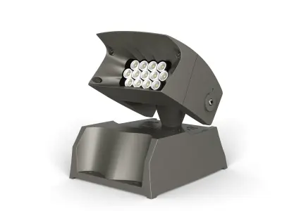 Outdoor industrial Lighting Module pack 3D print model