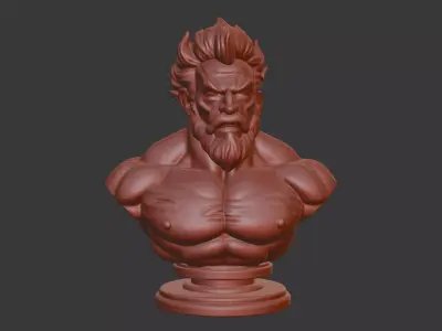 Akuma Bust  3D Model STL Printable 3D print model purchase