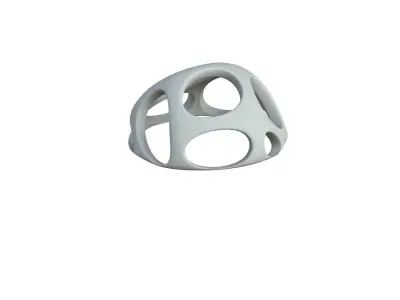 SciFi Cube Object No 54971 Low Poly Shape Low-poly 3D model