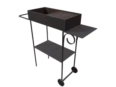 grill Low-poly 3D model