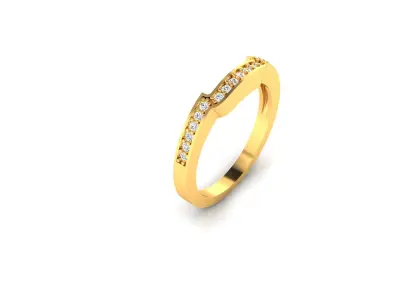Women Solitaire Engagement Wedding Ring 3D print model purchase