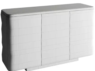 21st gallery Francois Corbeau Ronde-Bosse Three Door Cabinet 3D model