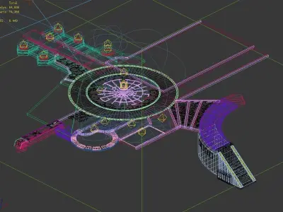 Relics - main city surface 3D model