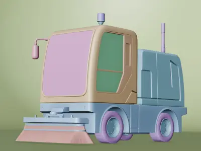 Street Sweeper 3D model