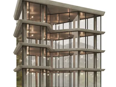 Office house building 2 3D model