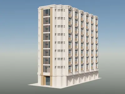 Hotel model 3 3D model