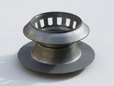 Roof Vent 09 Low-poly 3D model