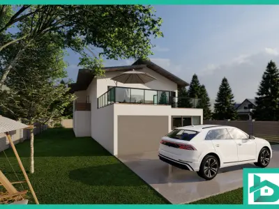 Modern House 003 3D model