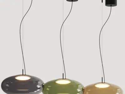 Leds C4 Plat Pendant Lamp 3D model