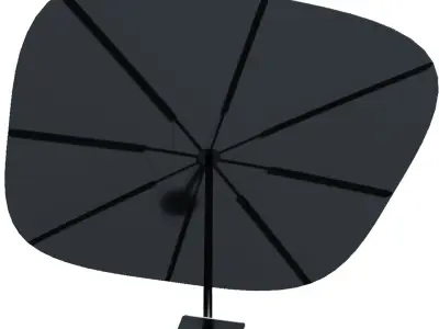 Infina UX garden parasol 3D model
