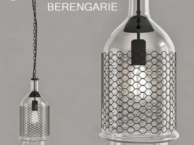 Chandleir 10 pieces 3d model Low-poly 3D model