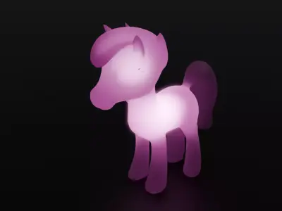 Pony Indirect Lighting 3D model