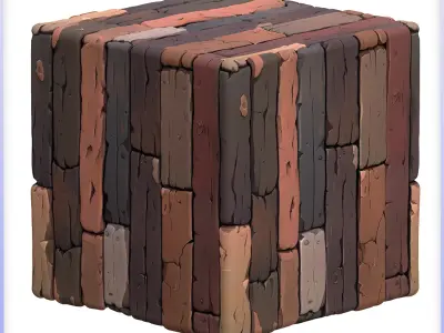 Stylized Wood Seamless Texture Texture 30